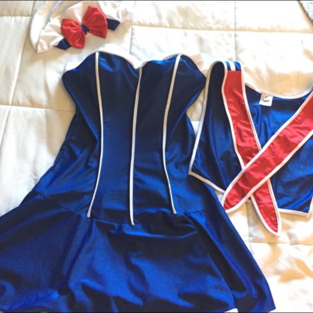 Sexy 3 piece Sailor Costume size S/M